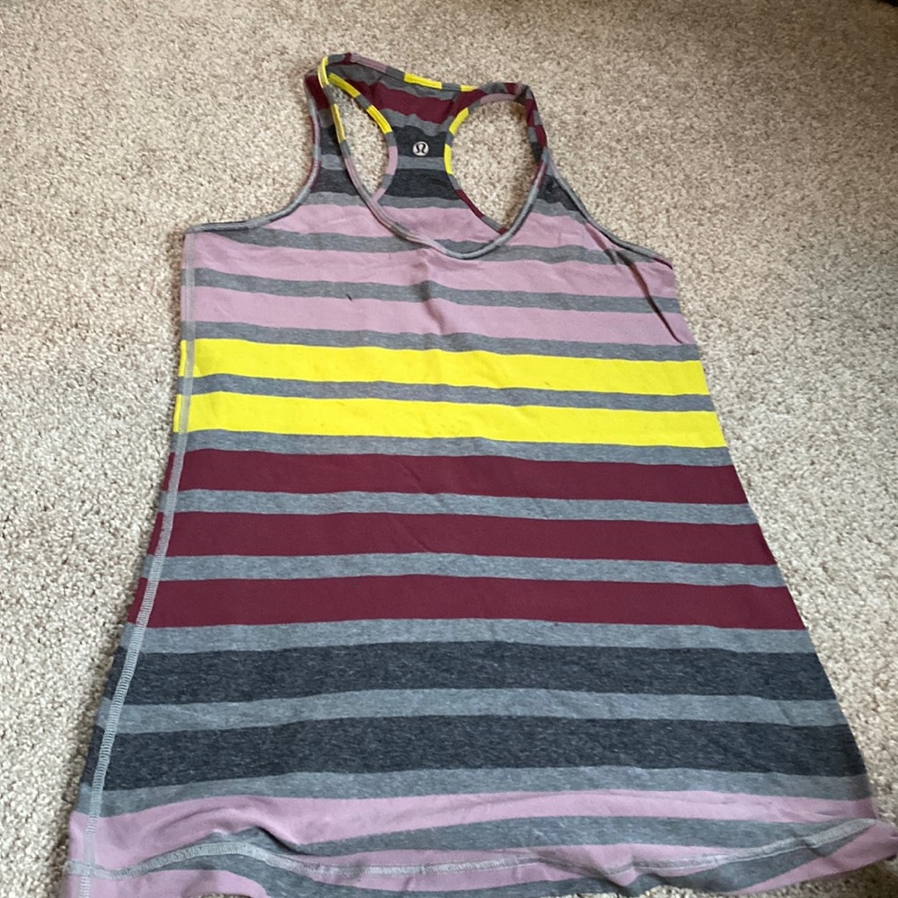 Lululemon striped tank